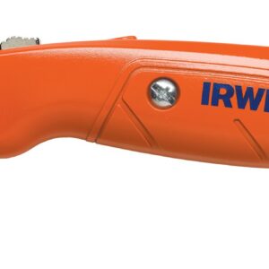 IRWIN Hi-Vis Retractable Utility Knife, 2082300, Orange