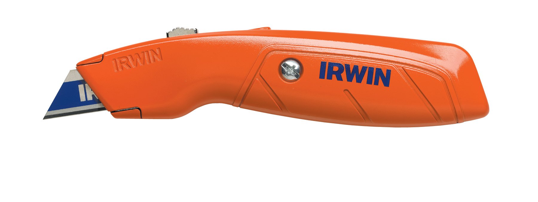 IRWIN Hi-Vis Retractable Utility Knife, 2082300, Orange