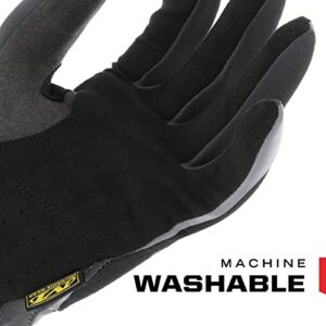 Mechanix Wear: FastFit Work Glove with Elastic Cuff for Secure Fit, Performance Gloves for Multi-Purpose Use, Touchscreen Capable Safety Gloves for Men (Black, Large)