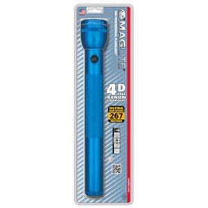 maglite - s4d116 maglite heavy-duty incandescent 4-cell d flashlight, blue