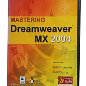 BDG PUBLISHING Mastering Dreamweaver MX 2004 ( Windows/Macintosh )