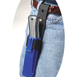 Bon Tool 15-500 Dolphin Knife Heavy Duty Anti Slip Utility Knife- Box Cutter with Holster, Ultra Sharp, Quick Blade Change Mechanism with Lock-Back Design