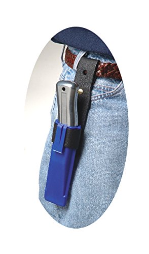 Bon Tool 15-500 Dolphin Knife Heavy Duty Anti Slip Utility Knife- Box Cutter with Holster, Ultra Sharp, Quick Blade Change Mechanism with Lock-Back Design