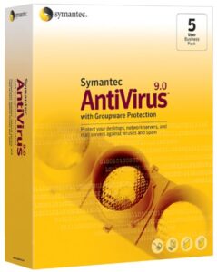 symantec antivirus w/groupware protection 9.0 - 5 user