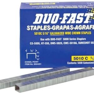 Duo-Fast 5010C - 5/16-Inch x 20 Gauge Chisel Staples