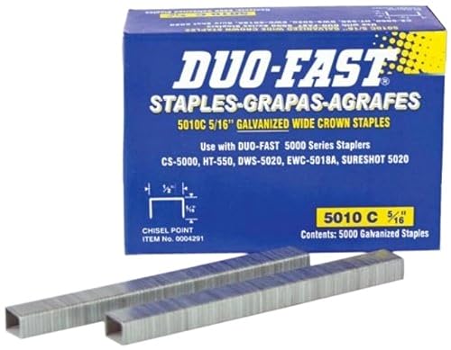 Duo-Fast 5010C - 5/16-Inch x 20 Gauge Chisel Staples
