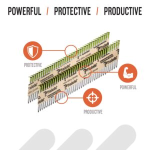 Paslode, Framing Nails, 650381, HDG 30 Degree Round Head, 2 inch x .113 Gauge, 2,000 per Box
