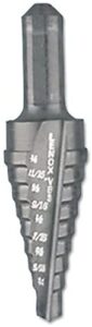 lenox tools step drill bit, 1/4-to-3/4-inch (30883vb3)