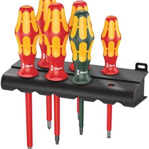 Wera - 5347777001 Kraftform Plus 160i/168i/6 Insulated Professional Screwdriver Set, 6-Piece