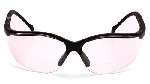 Pyramex Safety-SB1810R20 V2 Readers Safety Eyewear, Clear +2.0 Lens With Black Frame