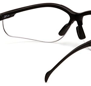 Pyramex Safety-SB1810R20 V2 Readers Safety Eyewear, Clear +2.0 Lens With Black Frame