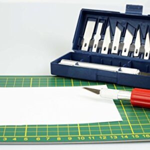 SE 16-Piece Hobby Knife Set with Aluminum Collet Chucks - 813PK