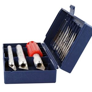 SE 16-Piece Hobby Knife Set with Aluminum Collet Chucks - 813PK