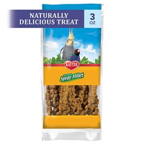 kaytee spray millet treat for pet birds, 3 ounce