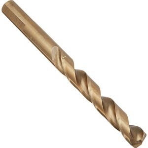 BOSCH CO2153 1-Piece 13/32 In. x 5-1/4 In. Cobalt Metal Drill Bit for Drilling Applications in Light-Gauge Metal, High-Carbon Steel, Aluminum and Ally Steel, Cast Iron, Stainless Steel, Titanium
