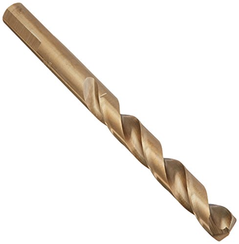 BOSCH CO2153 1-Piece 13/32 In. x 5-1/4 In. Cobalt Metal Drill Bit for Drilling Applications in Light-Gauge Metal, High-Carbon Steel, Aluminum and Ally Steel, Cast Iron, Stainless Steel, Titanium