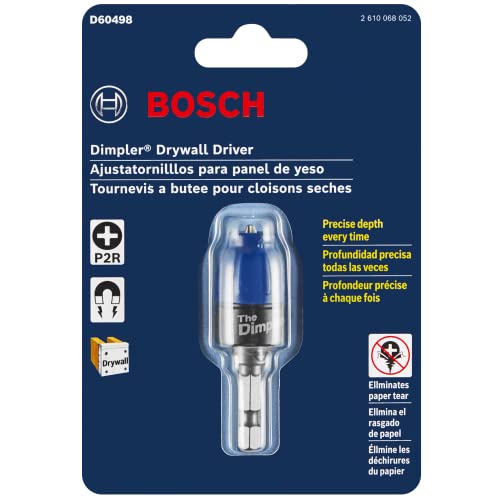 BOSCH D60498 Drywall Dimpler® Screw Setter, Number 2 Phillips