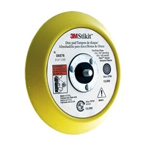 3m stikit disc pad, 05576, 6 in, 3/4 in x 5/16-24 in, for psa discs, sander, durable foam body