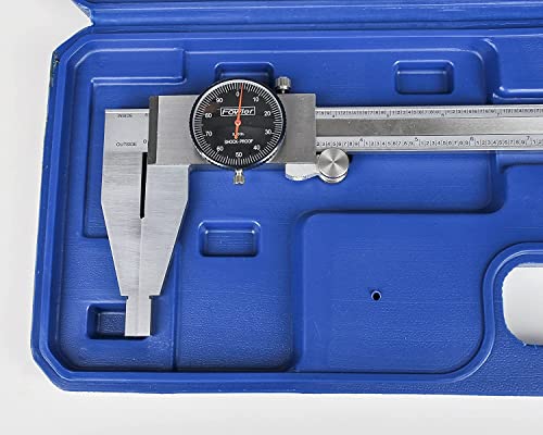 Fowler 52-008-024-0, Xtra-Range Dial Caliper With 0-24" Measuring Range, Black