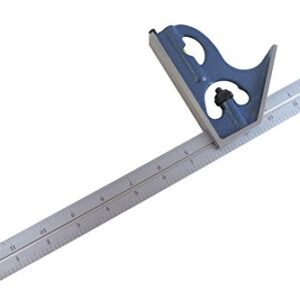 PEC 7121-012 2 Pc 12" 4R Cast Iron Combination Square Set