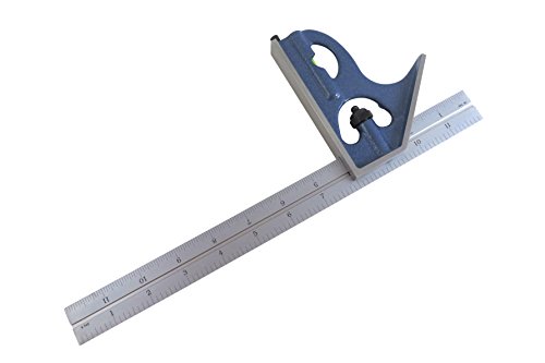 PEC 7121-012 2 Pc 12" 4R Cast Iron Combination Square Set