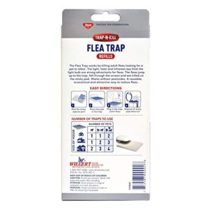 Enoz Trap-N-Kill Replacement Flea Trap Sticky Capture Pads for Use with Flea Traps, Nontoxic, Made in USA, 3 Count