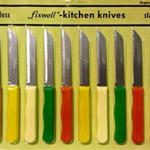 Fixwell Stainless Steel Knife Set, 12-Piece