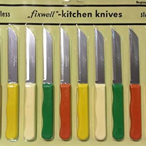 Fixwell Stainless Steel Knife Set, 12-Piece