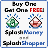 SplashShopper plus FREE SplashMoney downloadable Software