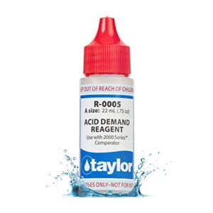 taylor r-0005-a-24 replacement reagents acid demand 5, as shown