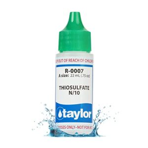 taylor technologies inc r-0007-a thiosulfate #7 n/10 3/4 oz