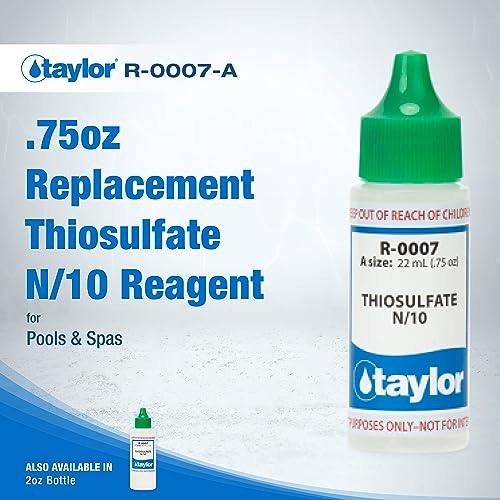 TAYLOR TECHNOLOGIES INC R-0007-A THIOSULFATE #7 N/10 3/4 OZ