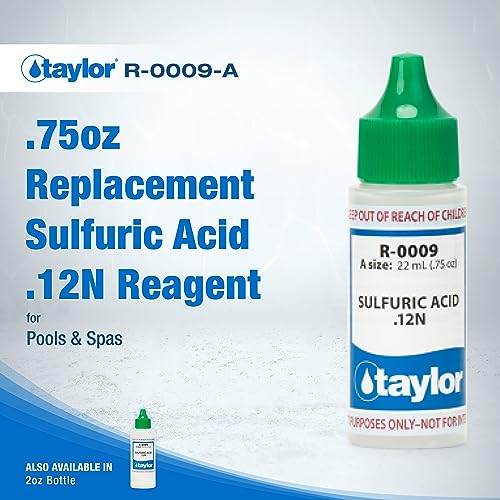 TAYLOR TECHNOLOGIES INC R-0009-A SULFURIC ACID .12N 3/4 OZ