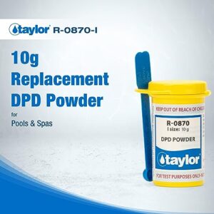 Taylor Technologies Taylor Tech R-0870-I DPD Powder for Swimming Pool, 10gm, As Shown