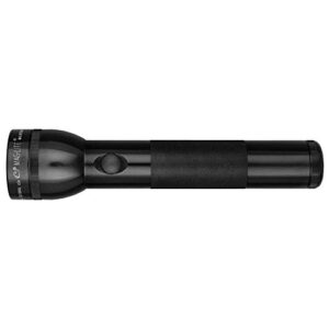 Maglite Heavy-Duty Incandescent 2-Cell D Flashlight in Display Box, Black