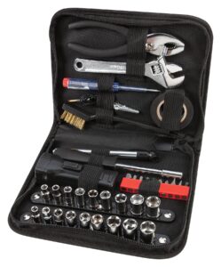 performance tool w1197 38 piece compact tool set with zipper case