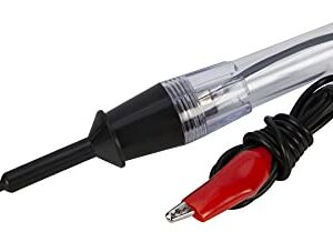 Performance Tool W2975C Deluxe Tester (12 Volt) With 3-Inch Probe, Black/Red