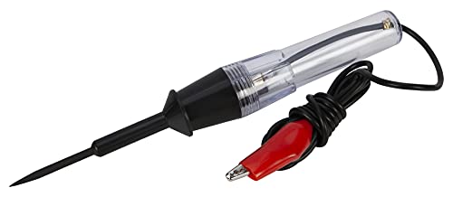 Performance Tool W2975C Deluxe Tester (12 Volt) With 3-Inch Probe, Black/Red