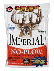 whitetail institute imperial no-plow food plot seed (spring and fall planting), 9-pound (.5 acre), white
