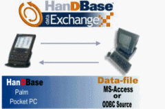 handbase data exchange for microsoft access