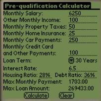 pre-qualification calculator
