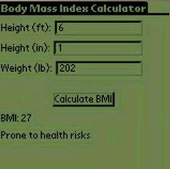 body mass index calculator