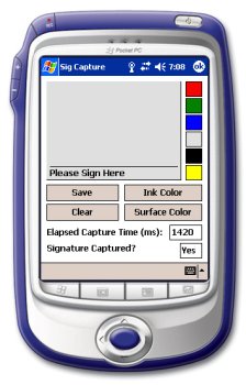 Signature Capture Control 3.0 for the .NET Compact Framework
