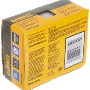 DEWALT Finish Nails, 1-1/2-Inch, 16GA, 2500-Pack (DCS16150)