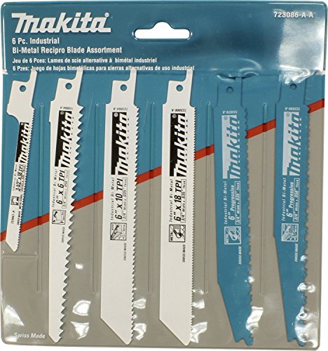 Makita - 6Pc Recip Blade (723086-A-A)