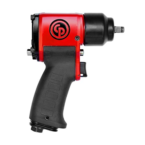 Chicago Pneumatic CP724H Air Impact Wrench (3/8 Inch), Air Impact Gun Industrial Repair & Assembly Tool, Pistol Handle, Pin Clutch, Max Torque Output 200 ft. lbf/271 Nm, 9600 RPM