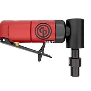 Chicago Pneumatic CP875 - Air Die Grinder Tool, Welder, Woodworking, Automotive Car Detailing, Stainless Steel Polisher, Heavy Duty, Right Angle Grinder, 1/4 Inch (6 mm), 0.3 HP / 220 W - 22500 RPM