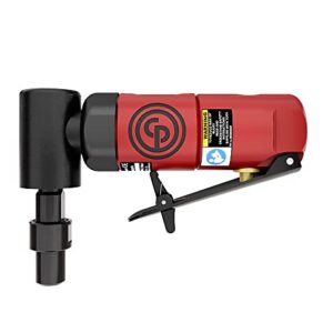 Chicago Pneumatic CP875 - Air Die Grinder Tool, Welder, Woodworking, Automotive Car Detailing, Stainless Steel Polisher, Heavy Duty, Right Angle Grinder, 1/4 Inch (6 mm), 0.3 HP / 220 W - 22500 RPM