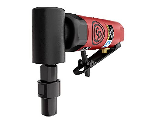 Chicago Pneumatic CP875 - Air Die Grinder Tool, Welder, Woodworking, Automotive Car Detailing, Stainless Steel Polisher, Heavy Duty, Right Angle Grinder, 1/4 Inch (6 mm), 0.3 HP / 220 W - 22500 RPM