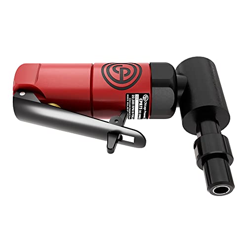 Chicago Pneumatic CP875 - Air Die Grinder Tool, Welder, Woodworking, Automotive Car Detailing, Stainless Steel Polisher, Heavy Duty, Right Angle Grinder, 1/4 Inch (6 mm), 0.3 HP / 220 W - 22500 RPM